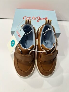 Cat & Jack Toddler Brown Slip-On Boat Sneakers